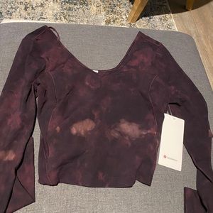 Align long sleeve diamond dye cassis